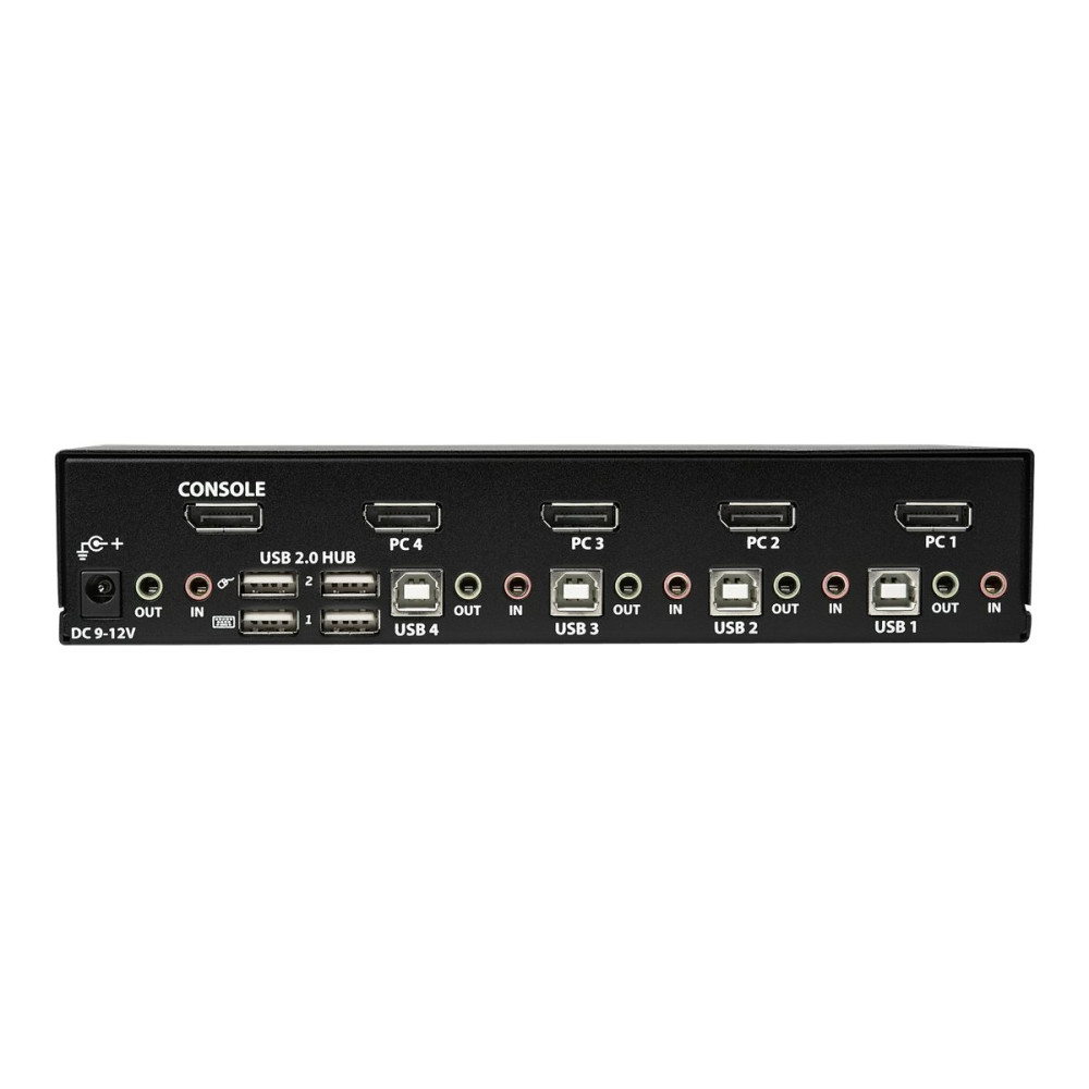 StarTech SV431DPUA2 4 PORT SINGLE DISPLAYPORT KVM SWITCH, 4K (60HZ), USB, 3YR - Image 2