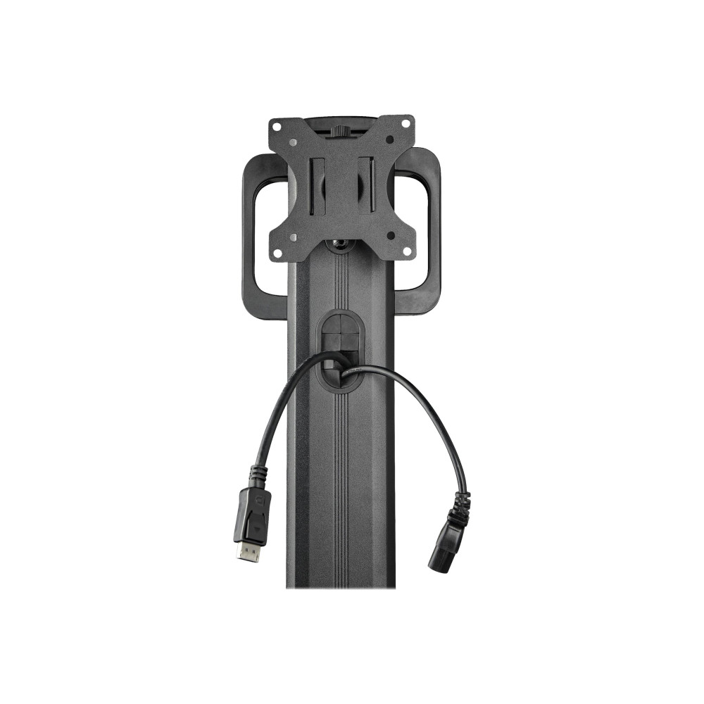 StarTech WKSTNCART MOBILE WORKSTATION CART, PC/CPU, MONITOR MOUNTS, 2YR - Image 2