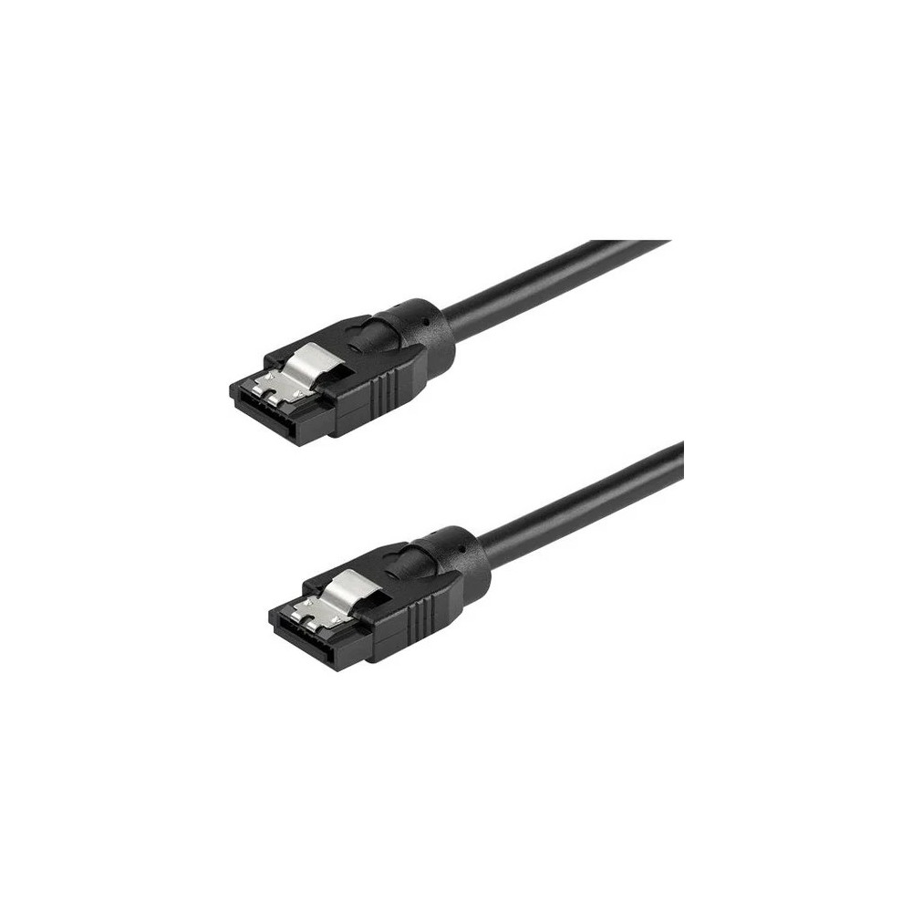 StarTech SATRD60CM 0.6 m Round SATA Cable - Latching Connectors - 6Gbs SATA Cord - SATA Hard Drive Power Cable - Lifetime Warranty - 0.6 m round SATA cable with straight latching connections - Supports data transfer rates of up to 6Gbs with SATA - Image 1