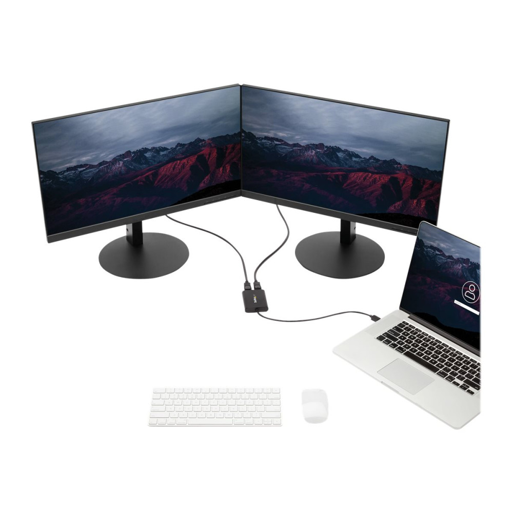 StarTech USB32DP24K60 USB TO DUAL DP ADAPTER - 4K 60HZ - Image 2