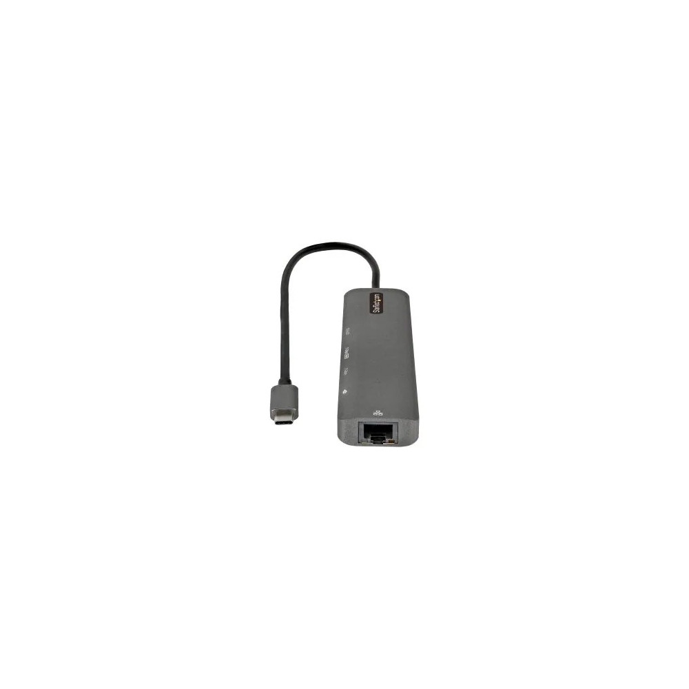 StarTech DKT30CHSDPD1 USB-C Multiport Adapter Hub, USB-C to 4K 60Hz HDMI, Gigabit Ethernet and 100W Charging for Macbook Pro / Air and Windows - 4K 60Hz HDMI, dual USB 5Gbps ports, Gigabit Ethernet, SD/microSD, and 100W Charging from a single US - Image 3