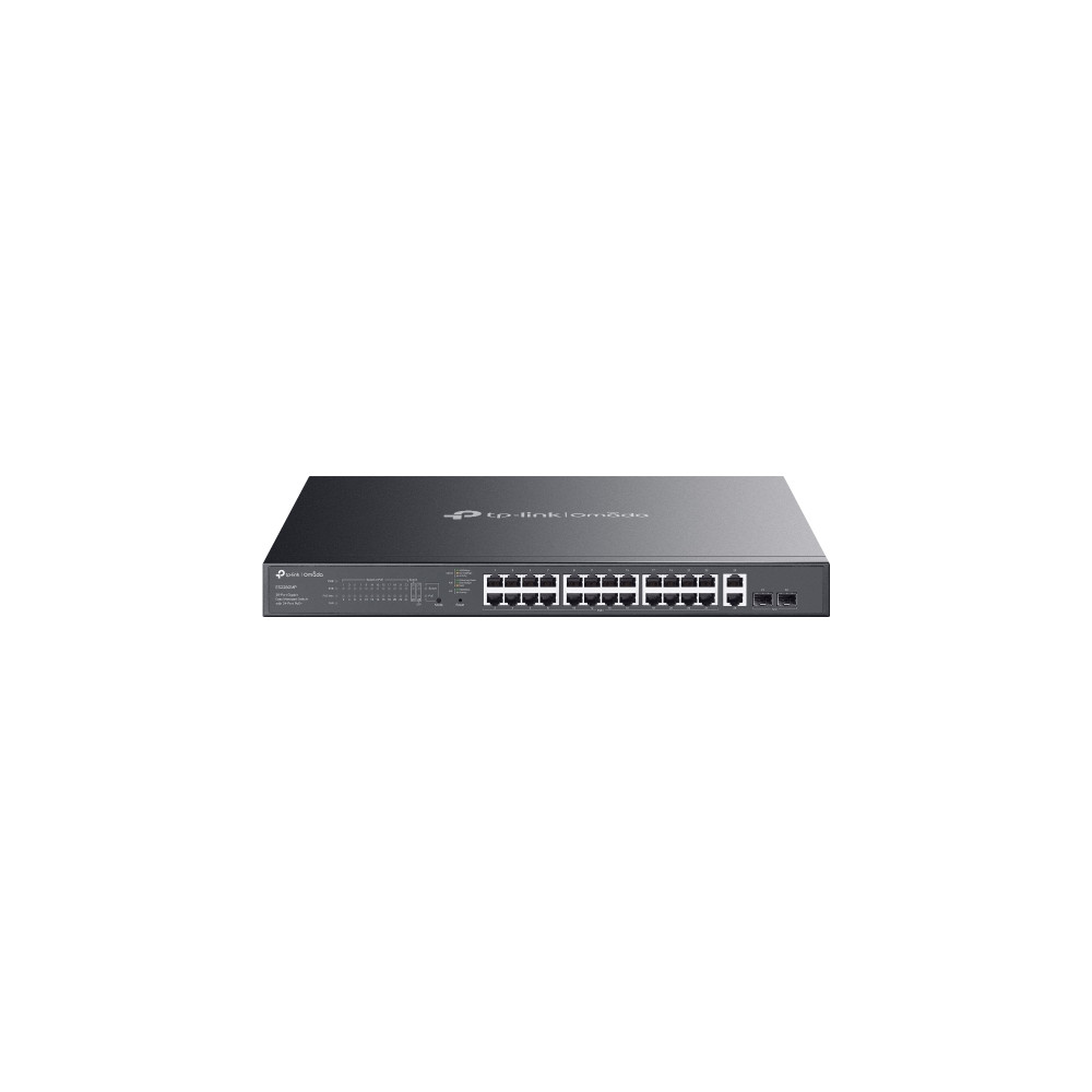 TP-LINK ES228GMP OMADA 28-PORT EASY MANAGED GIGABIT SWITCH, POE+(24), SFP(2), 384W, 5YR - Image 1