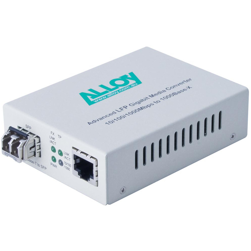 Alloy GCR2000SFP Gigabit Standalone/Rackmount Media Converter - Image 1