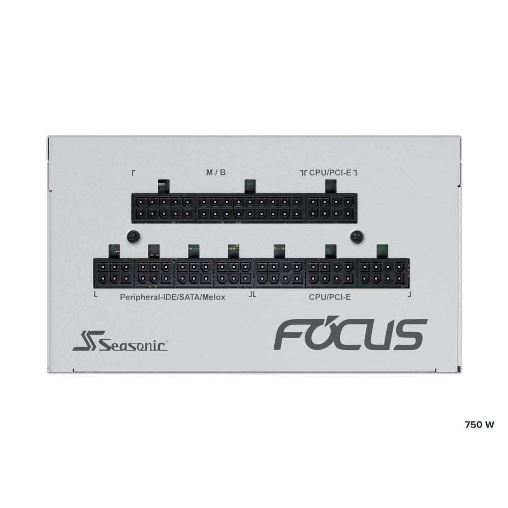 Seasonic PSUSEAFOCUSWHITE750GXA3 FOCUS GX-750 White 750W ATX 3.0 Gold Modular PSU - Image 5