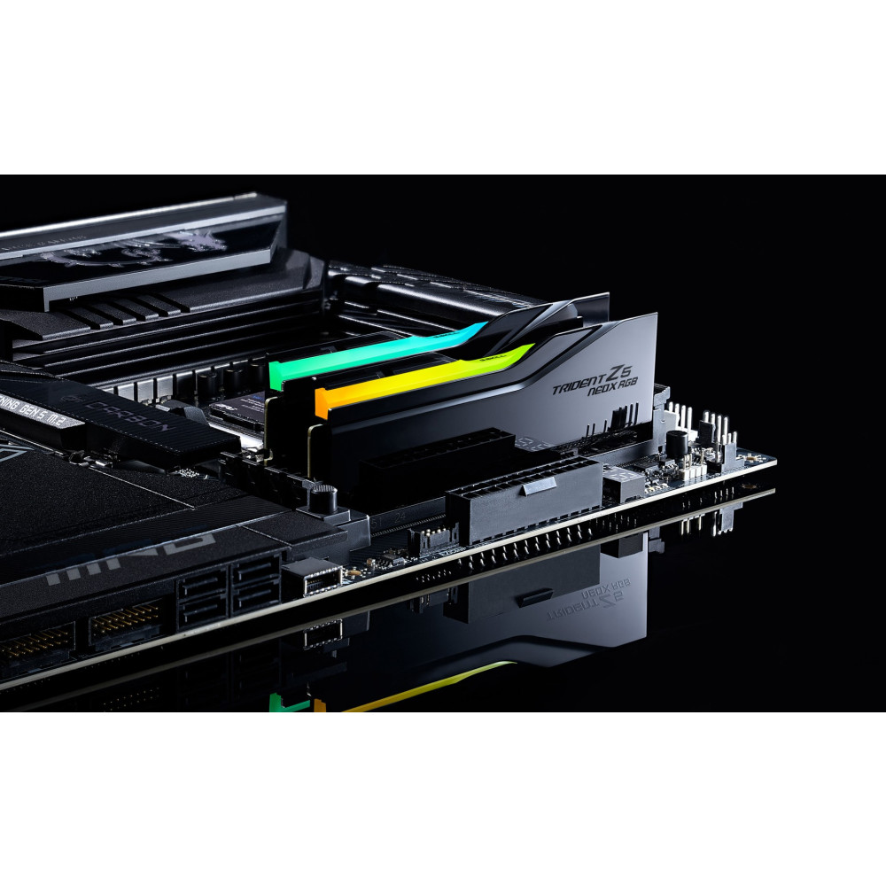 G.SKILL F5-6000A2636H16GX2-TZ5NXRK 32GB (2 x 16GB)/ DDR5 6000 MT/s/ Timings 26-36-36-32/ Voltage 1.45V/ TZ5 Neo X RGB AMD EXPO ™ Ultra Low Latency - Image 1