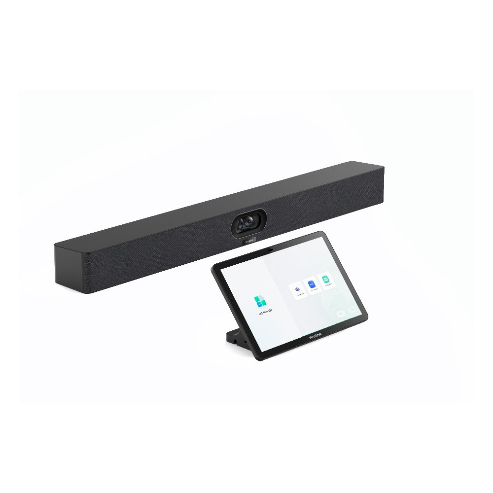 Yealink A40-031 MeetingBar A40 all-in-one Android video collaboration bar, featuring dual 48MP cameras, CTP25 Touch Console, Microsoft Teams/Zoom integration - Image 1