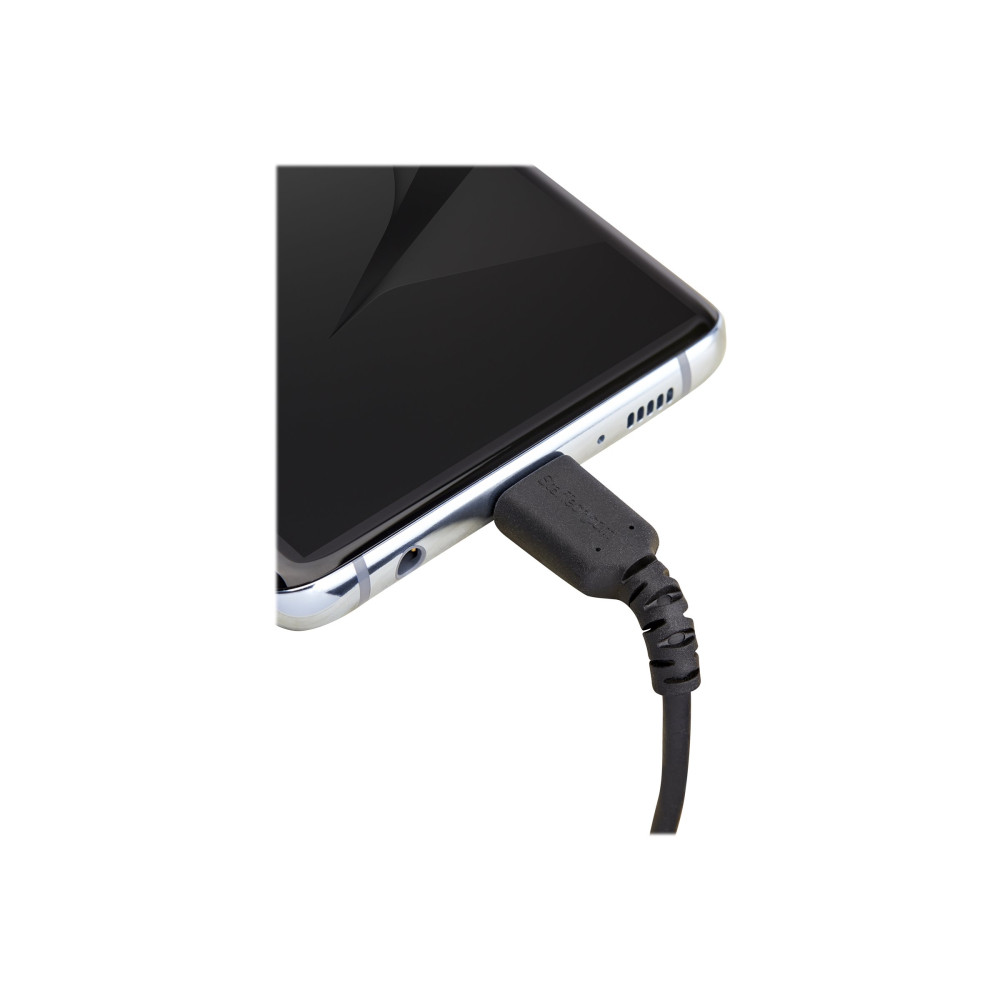 StarTech RUSB2AC1MB 1M USB2.0 TO USB-C CABLE, DURABLE, 60W CAPACITY, BLACK,LTW - Image 3