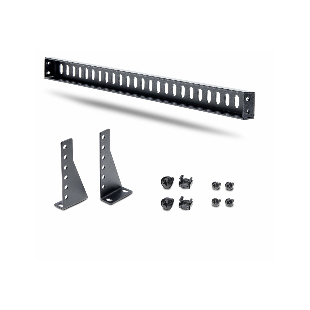 StarTech 12S-CABLE-LACING-BAR 1U HORIZONTAL CABLE MANAGEMENT BAR, ADJ DEPTH, RACK-MOUNT BAR 2YR - Image 2