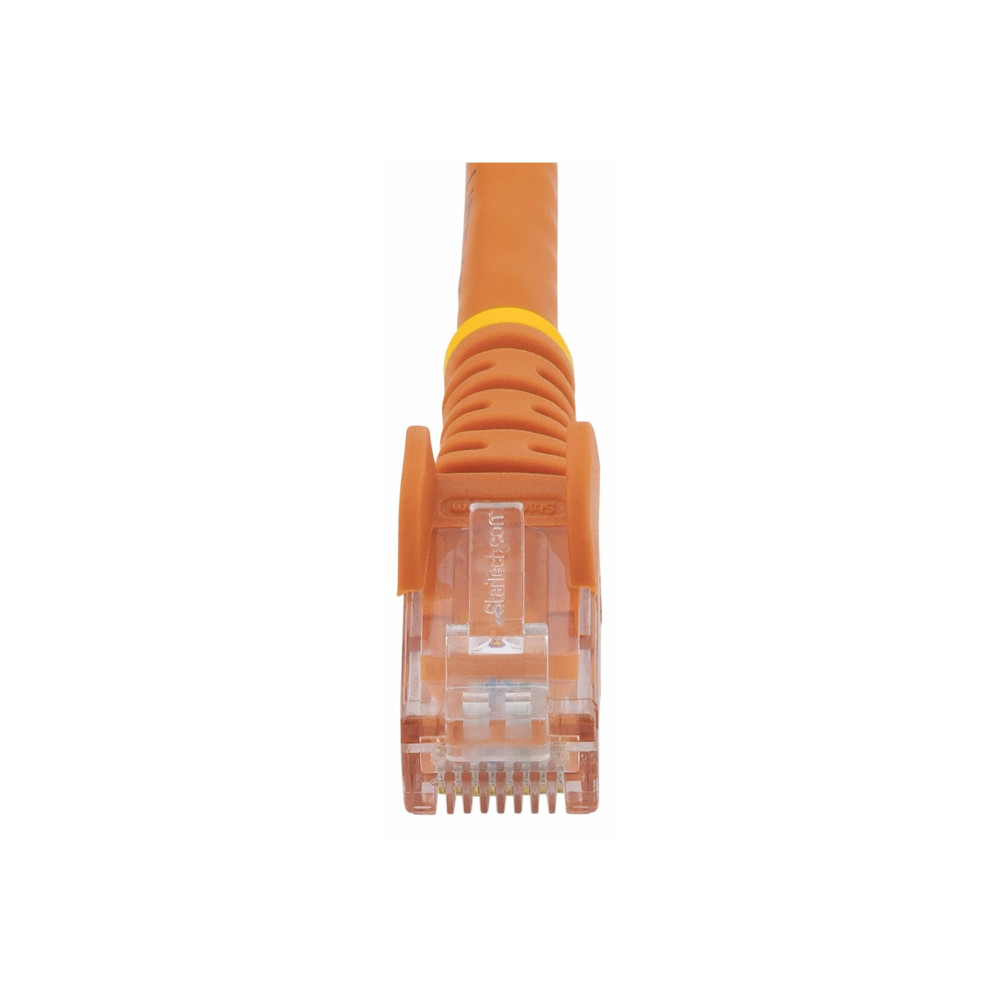 StarTech N6PATC2MOR 2M CAT6 ETHERNET CABLE ORANGE 650MHZ 100W SNAGLESS PATCH CORD, LTW - Image 2