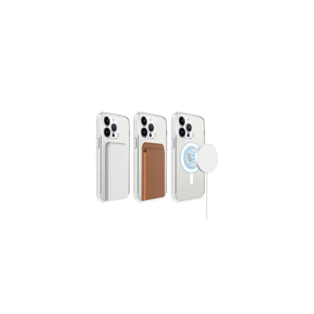 Ultimake MOBCRAIP15PROMS Shockproof Transparent Magsafe Cover Case for iPhone 15 Pro (Transparent) - Image 3