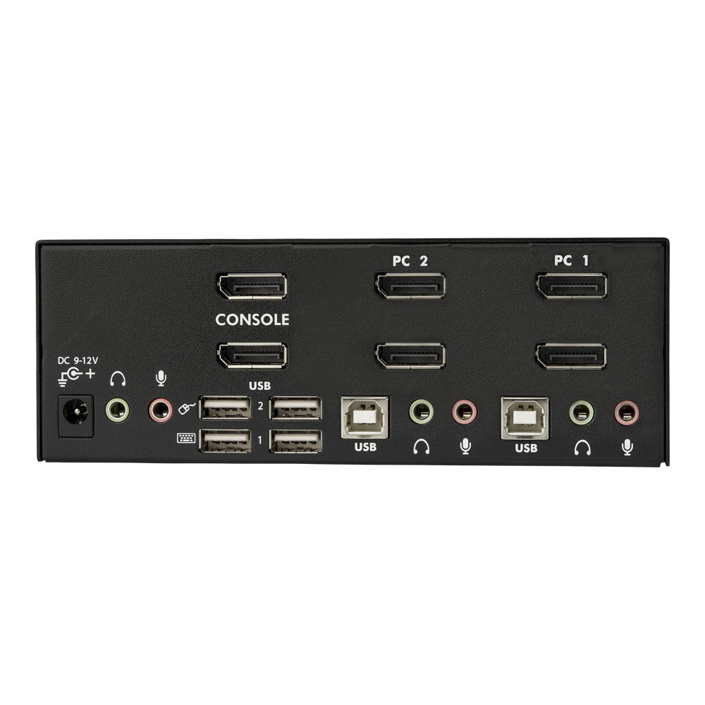 StarTech SV231DPDDUA 2 PORT DUAL DISPLAYPORT KVM SWITCH, USB, AUDIO, HOTKEY, NO CABLE, 3YR - Image 2