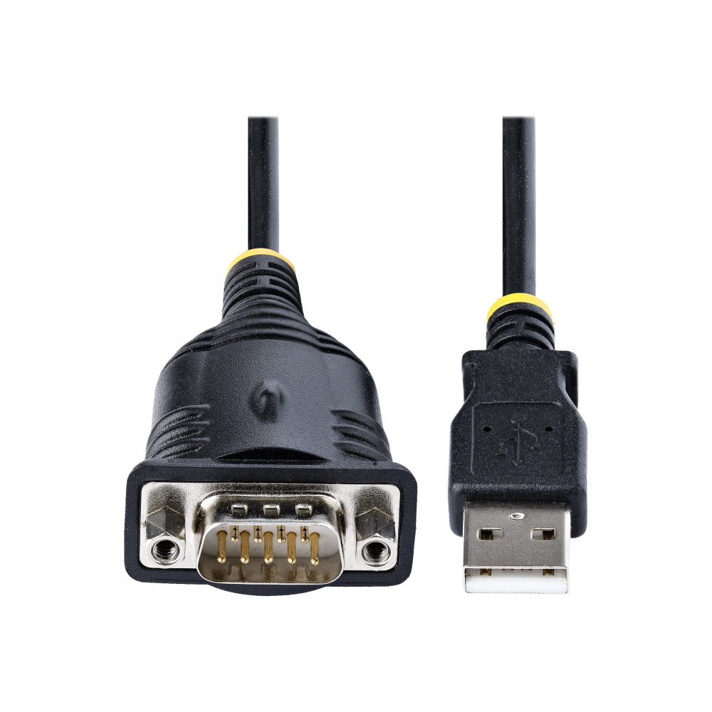 StarTech 1P3FP-USB-SERIAL 1 PORT USB TO RS232 DB9 SERIAL ADAPTER CABLE - M/M - 3FT - Image 2