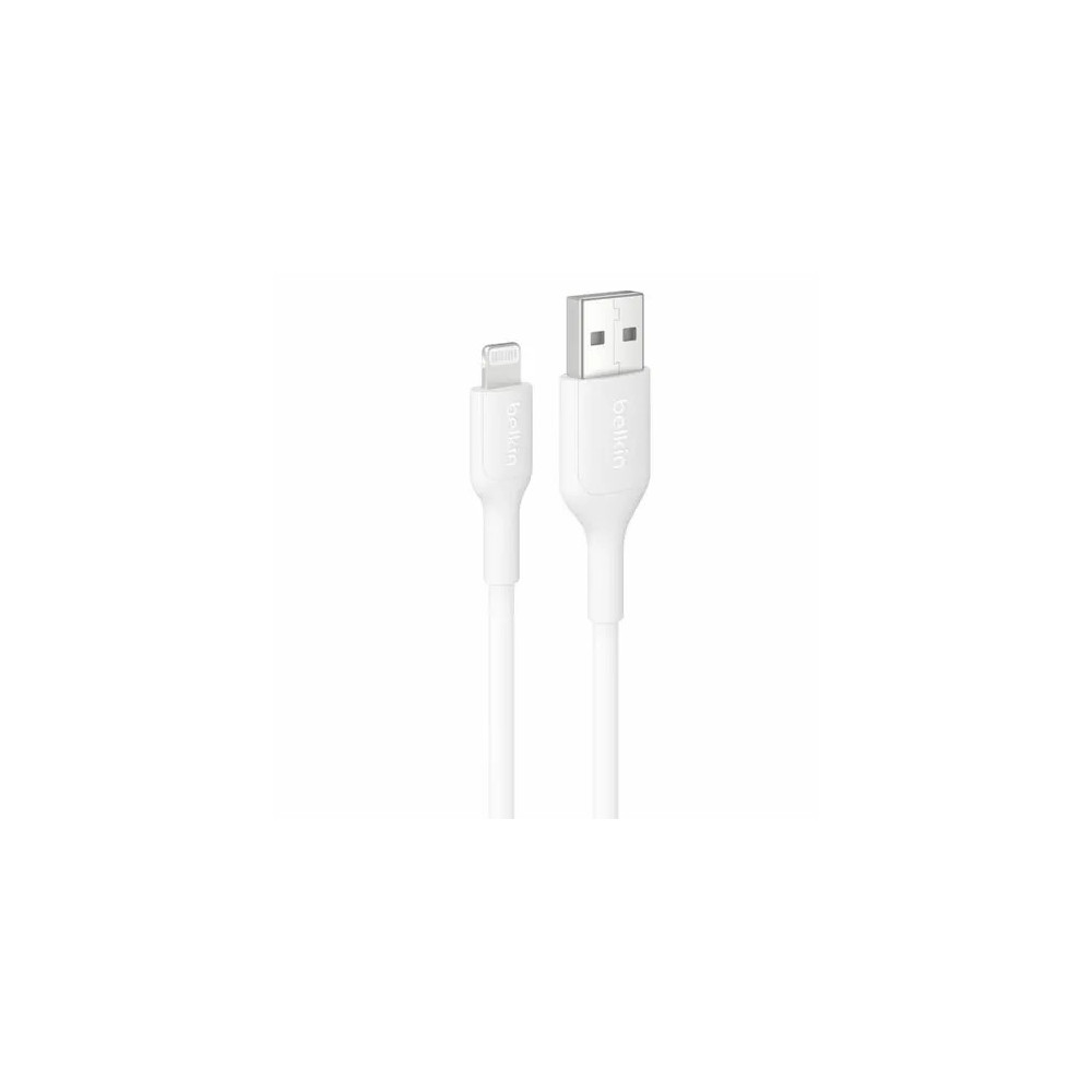 Belkin CAA019FQ2MWH BOOSTCHARGE USB-A-LTG CONNECTOR 2M - WHT - Image 2