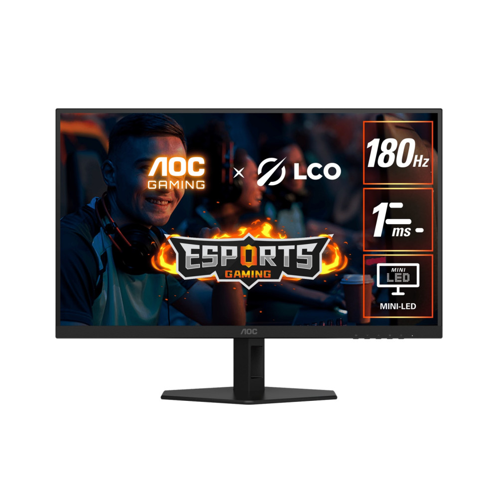 AOC Q27G40XMN 27" (16:9) MONITOR, QHD M-LED FVA, HDMI, DP, 180HZ, 1MS GTG, 3YR - Image 1