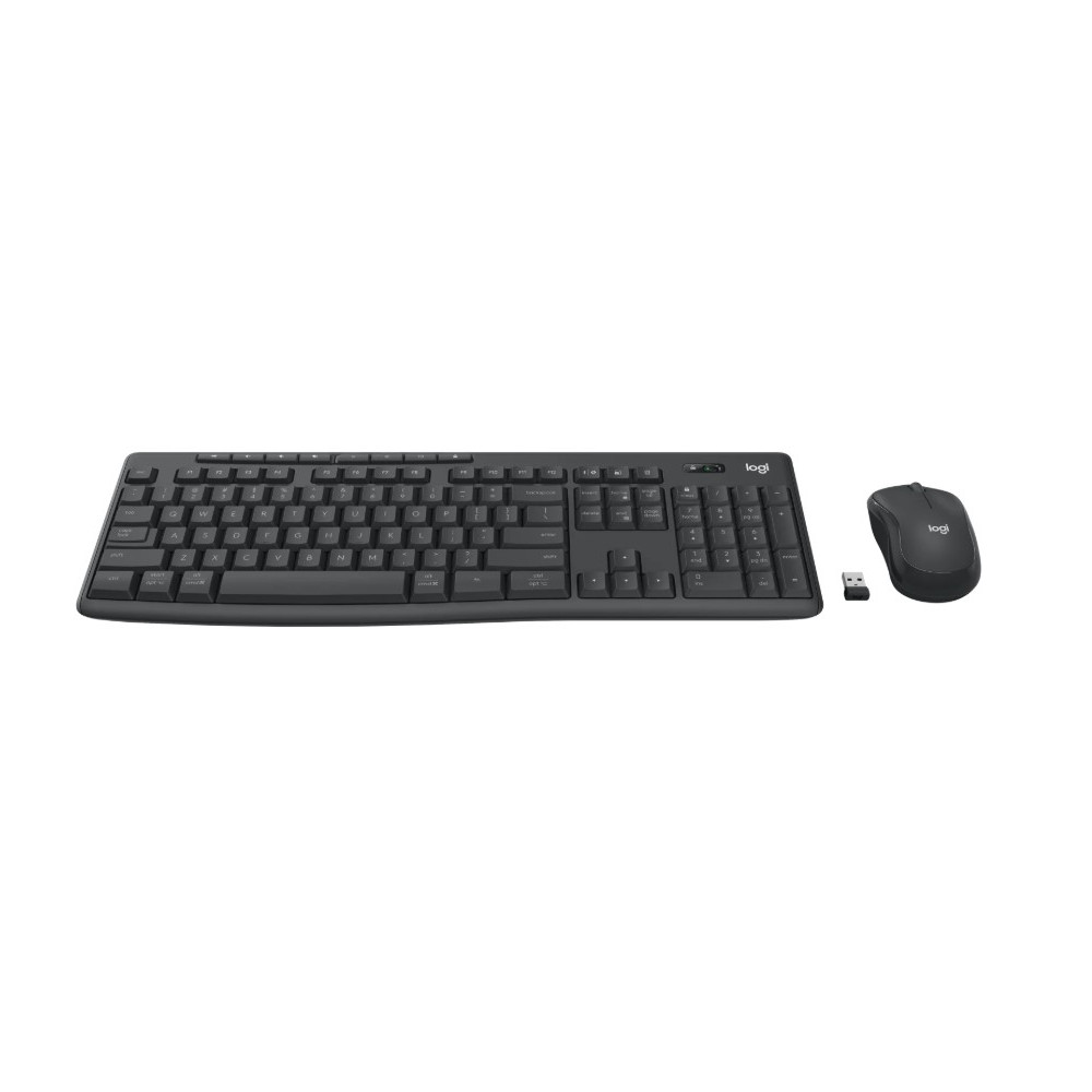 Logitech 920-012083 MK370 Wireless Keyboard and Mouse Combo for Business Silent Touch technology Smooth optical tracking - Image 1