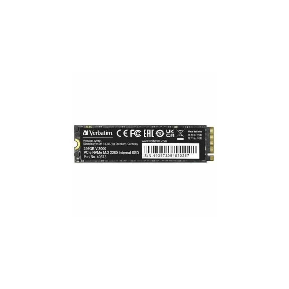 Verbatim 49373 Vi3000 256 GB Solid State Drive - M.2 2280 Internal - PCI Express NVMe (PCI Express NVMe 3.0 x4) - Motherboard, Notebook, Desktop PC Device Supported - 3100 MB/s Maximum Read Transfer Rate - Image 5