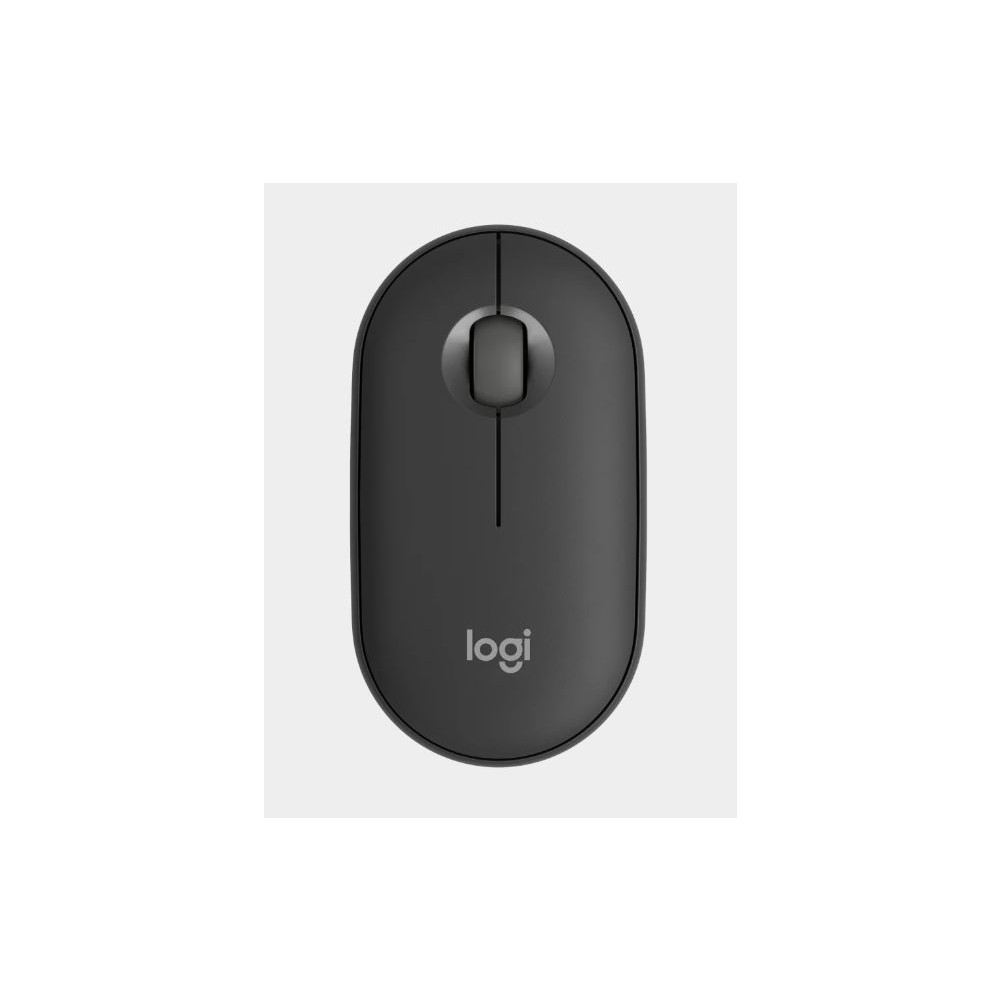 Logitech 910-006988 Pebble M350S Wireless Optical Mouse Graphite 1000 dpi Bluetooth Low Energy - Image 1