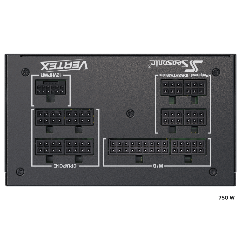 Seasonic PSUSEAVERTEX750GX VERTEX 750W (GX-750) 80 PLUS Gold Modular PSU ATX 3.0 - Image 4