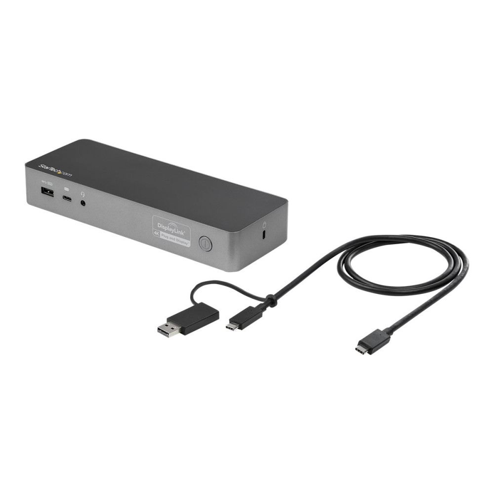 StarTech DK30C2DPPD USB-C USB-A HYBRID 4K DOCK, DUAL DISPLAY, DP(2), HDMI(2), USB(3), 60W, 3YR - Image 9
