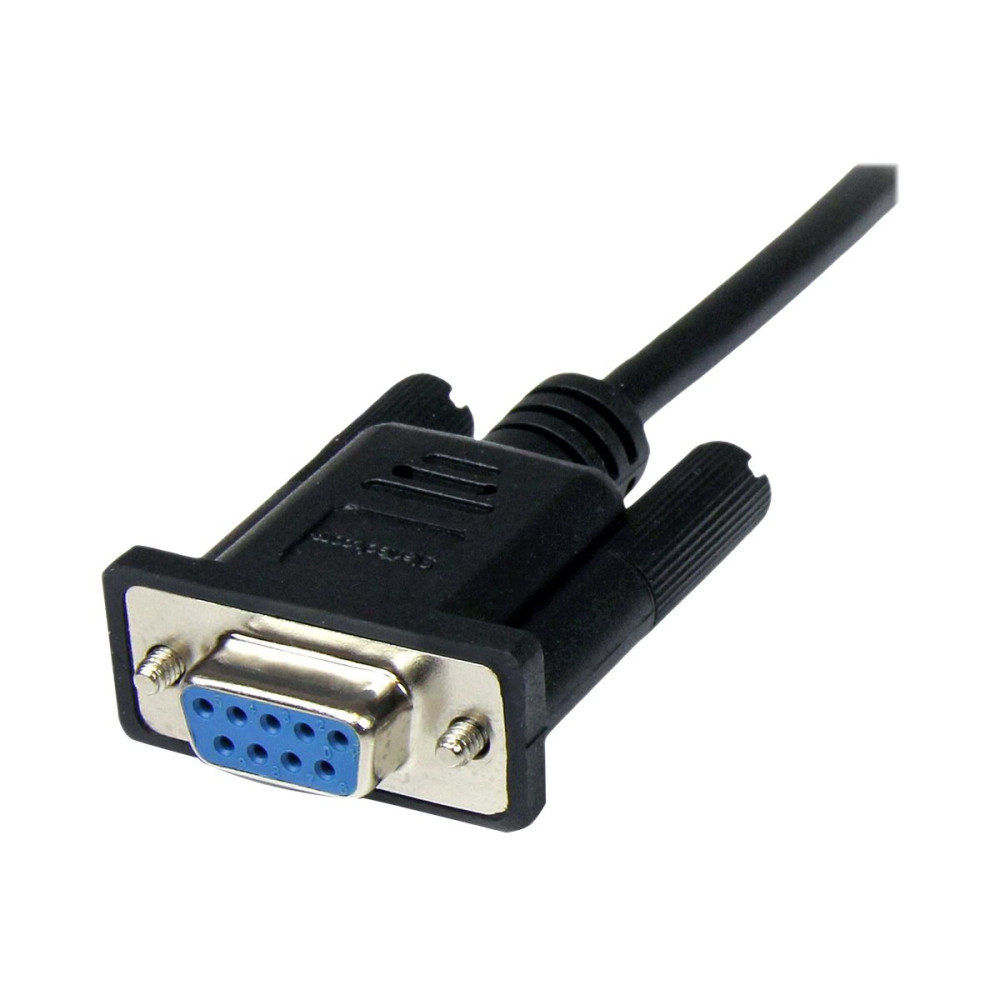 StarTech SCNM9FM1MBK 1M DB9 RS232 SERIAL NULL MODEM CABLE F/M - Image 5