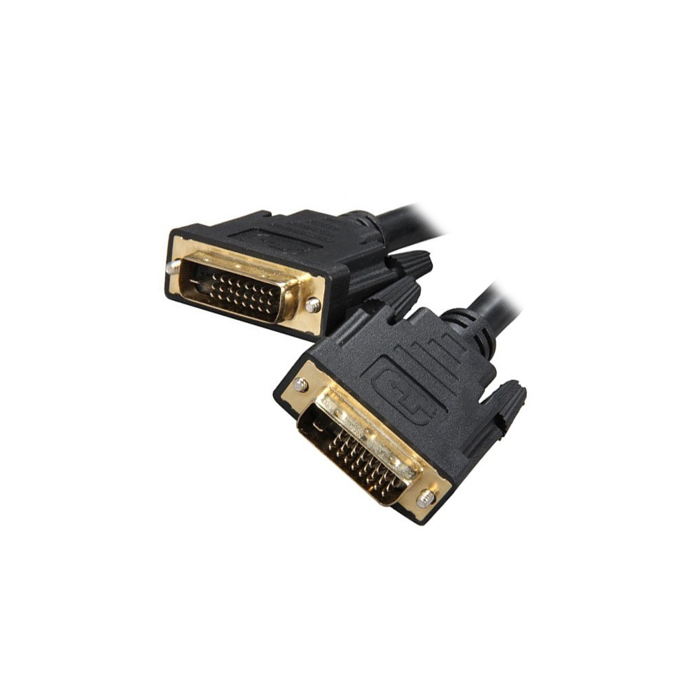 8ware DVI-DD2 DVI-D Dual-Link Cable 2m - Male to Male 25-pin 28 AWG for PS4 PS3 Xbox 360 Monitor PC Computer Projector DVD - Image 1