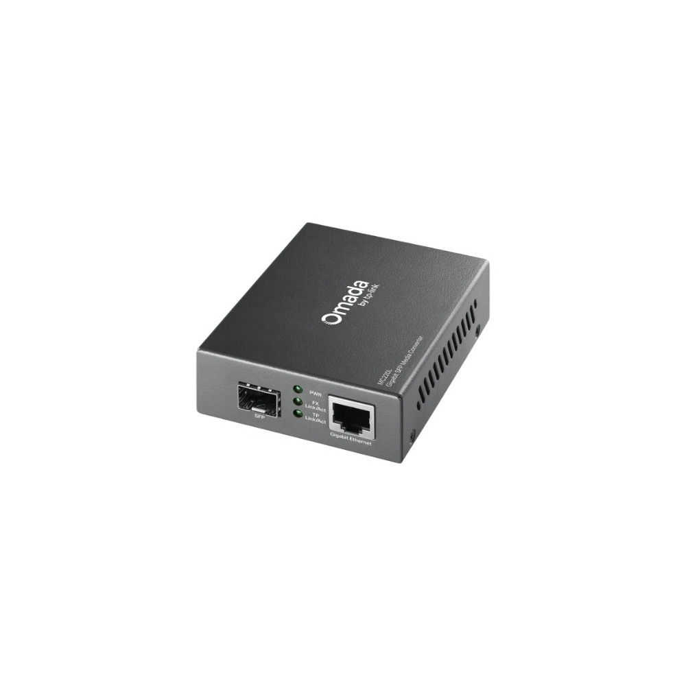 TP-LINK MC220L Gigabit Single & Multi-Mode SFP Media Converter - IEEE 802.3ab/802.3z, 0.55km Multi-mode, 10km Single-Mode - Image 1