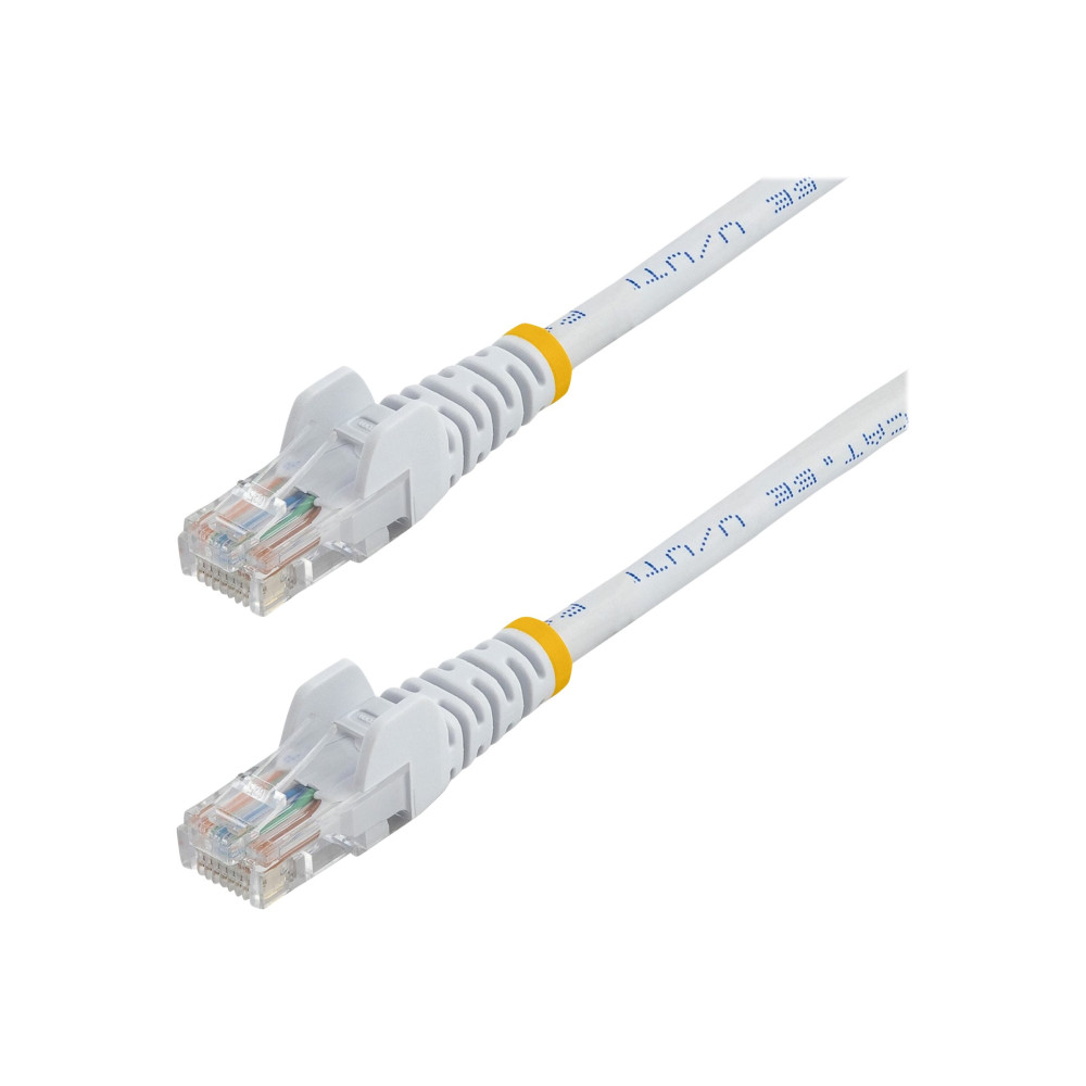 StarTech 45PAT3MWH CAT5E PATCH CABLE WITH SNAGLESS RJ45 CONNECTORS - 3M, WHITE - Image 3