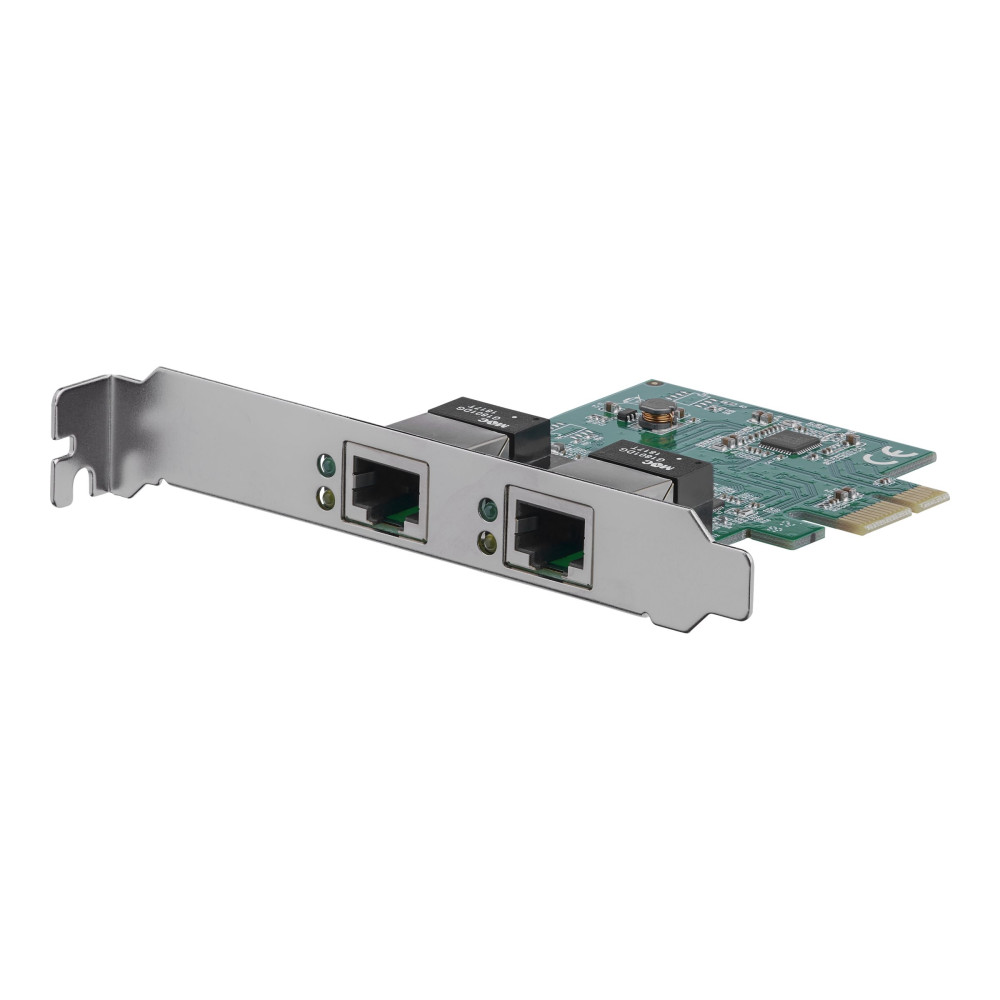 StarTech ST1000SPEXD4 DUAL PORT GIGABIT PCIE NETWORK CARD, 2YR - Image 2