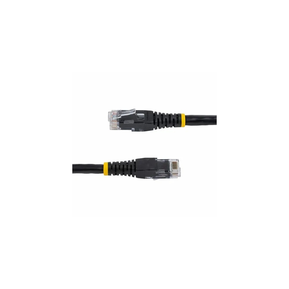 StarTech C6PATCH10BK 10FT CAT6 ETHERNET CABLE - BLACK CAT 6 GIGABIT ETHERNET WIRE -250MHZ 100W POE - Image 4