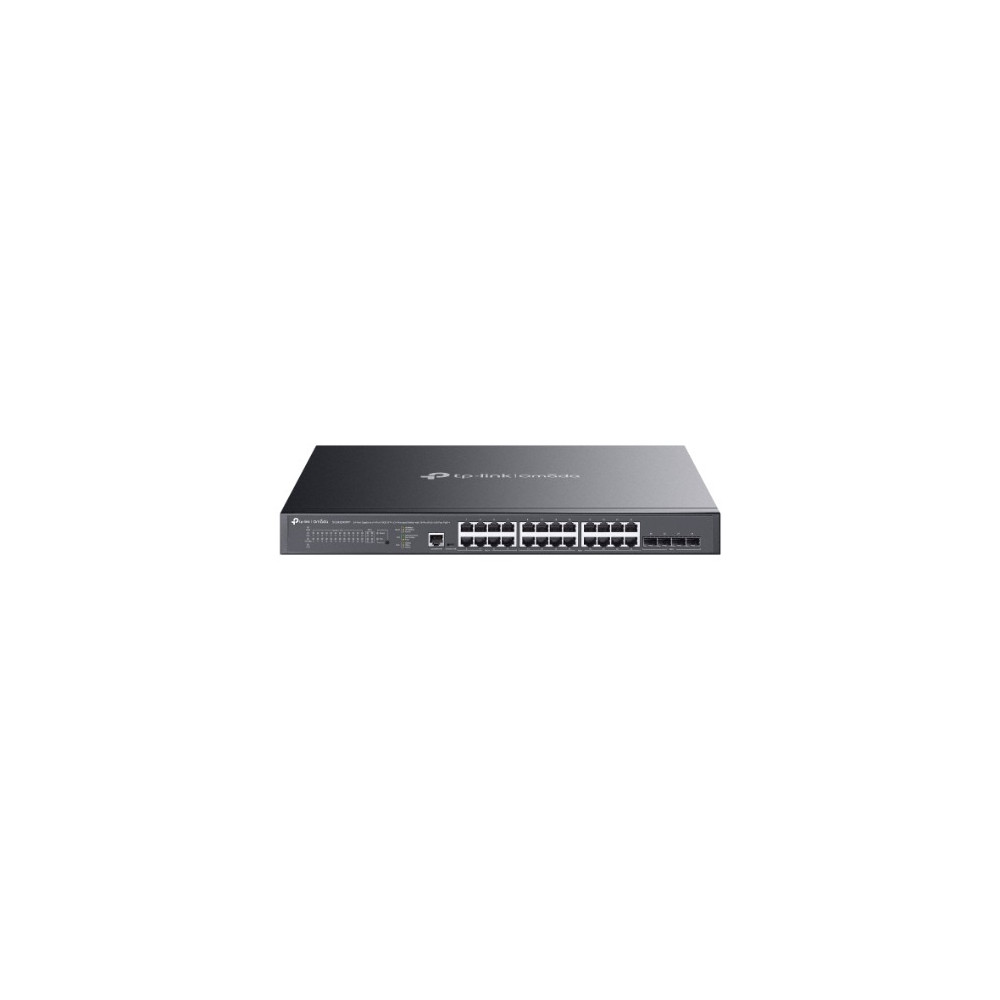 TP-LINK SG3428XMPP OMADA 24-PORT MANAGED GIGABIT L2+ RACK SWITCH,POE+(16),POE++(8), SFP+(4), 500W,5YR - Image 1