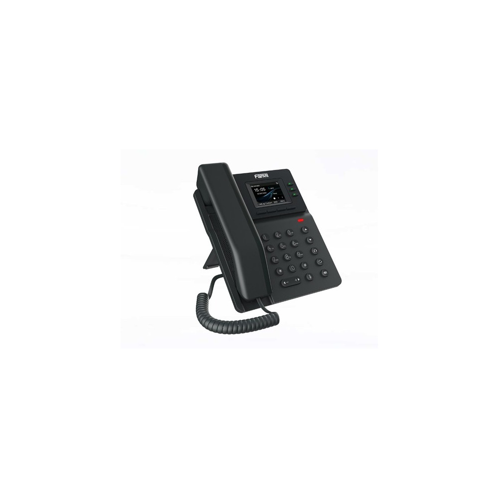 Fanvil V60P is a sleek and reliable basic-level IP phone. It supports PoE power supply for simplified installation and deployment - Image 1