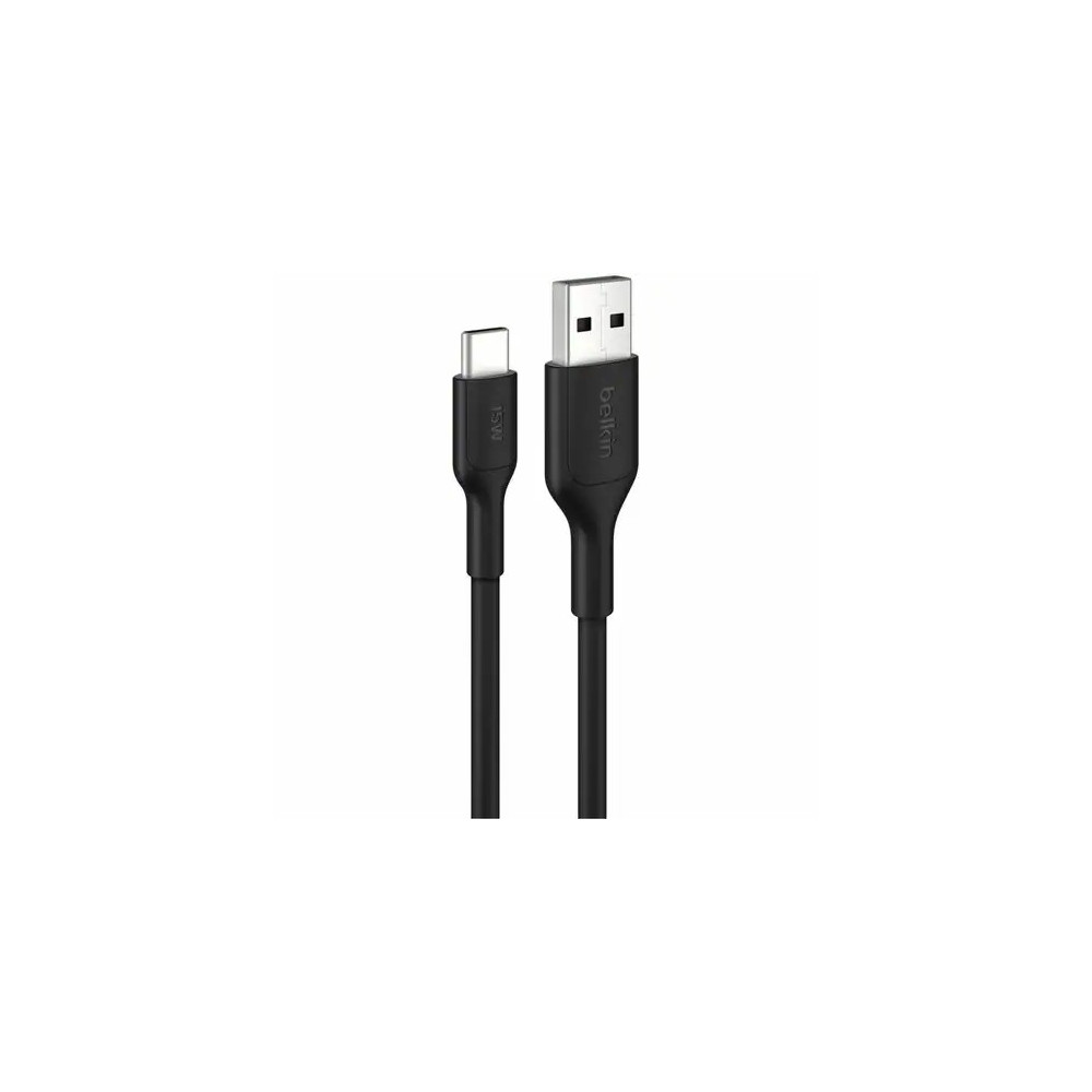 Belkin CAB021FQ3MBK BoostCharge 3 m USB-C/USB-A Data Transfer Cable - Cable for iPhone, MacBook, MacBook Pro, iPad Pro, iPad Air, ... - First End: 1 × USB Type A - Male - Second End: 1 × USB Type C - Male - Black