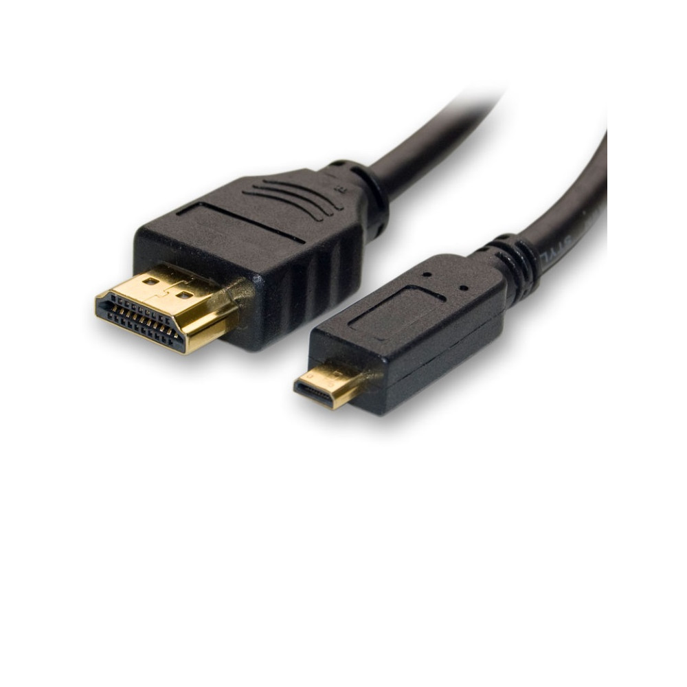 8ware RC-MICHDMI-1.5 Micro HDMI to High Speed HDMI Cable 1.5m with Ethernet Male to Male - Image 1