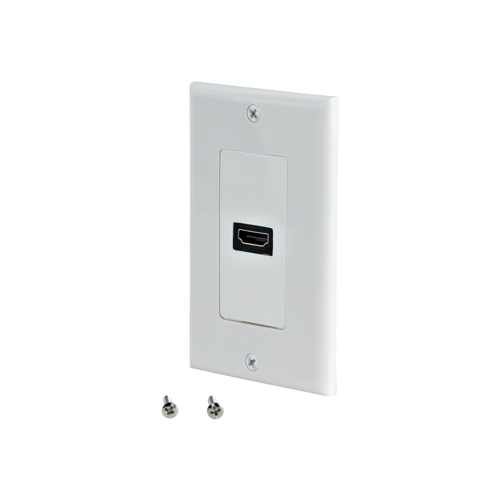 StarTech HDMIPLATE SINGLE OUTLET FEMALE HDMI WALL PLATE, WHITE - Image 6