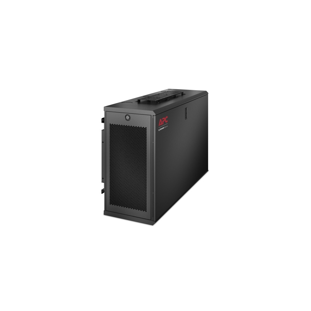APC AR106VI NetShelter 6U Low-Profile Wallmount Rack Enclosure Cabinet 230V Server Depth - Image 1