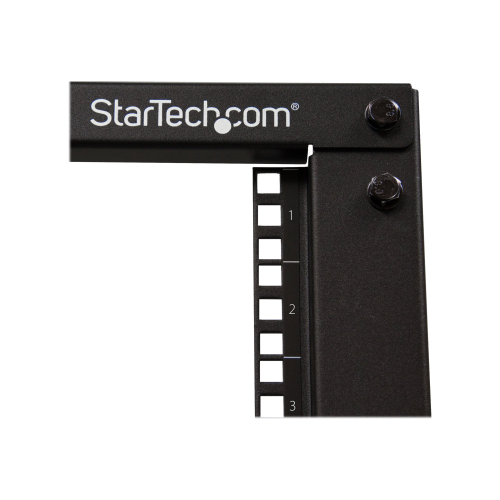 StarTech 4POSTRACK8U 19" 8U OPEN FRAME SERVER RACK ADJUSTABLE DEPTH, ROLLING, 2YR - Image 2
