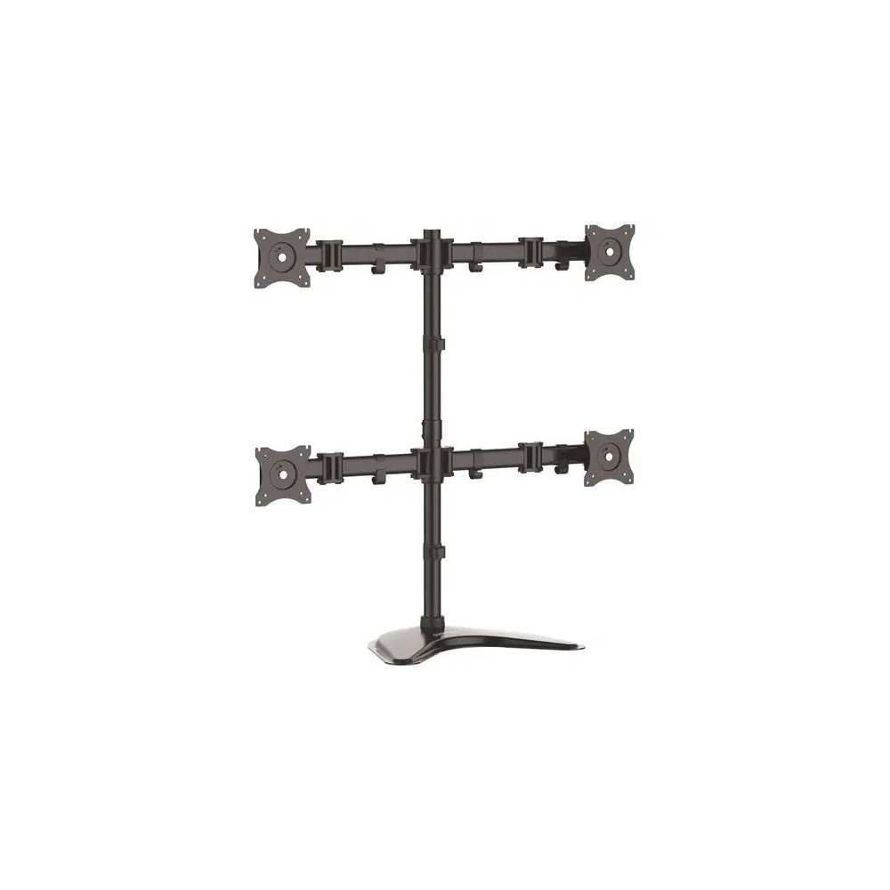 StarTech ARMBARQUAD Quad Monitor Stand, Crossbar, Steel, Monitors up to 27" (17.6lb/8kg), VESA Monitor, Computer Monitor Stand, Monitor Arm - Up to 68.6 cm (27") Screen Support - 32 kg Load Capacity - 81.8 cm Height x 31.5 cm Width x 88.4 cm Dep - Image 1