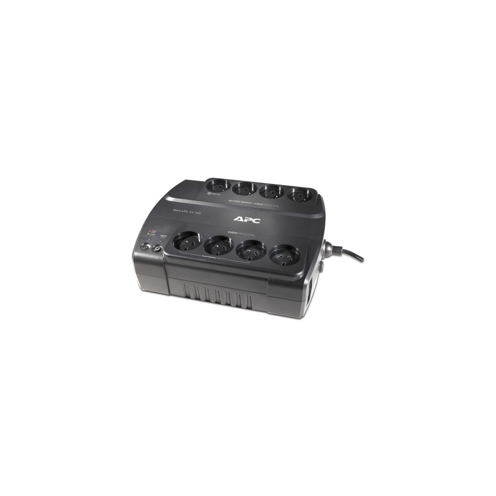 APC BE700G-AZ Back-UPS 700VA/405W Power-Saving UPS, Desk Top, 230V/10A Input, 8x Aus Outlets, Lead Acid Battery, User Replaceable Battery - Image 1