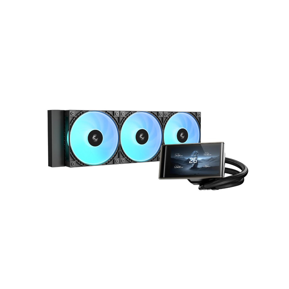 DEEPCOOL R-LT360VISION-BKAMMC-G-1 LT360 VISION ARGB Liquid Coole 4.5 Ultrawide LCD Screen, Adjustable Viewing Angle, IntelLGA1851/1700/1200/1151/1150/1155 AMDAM5/AM4 - Image 1