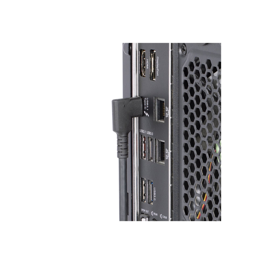 StarTech RUSB315CC2MBR 2m Rugged Right Angle USB-C Cable USB 5 Gbps, Thunderbolt Compatiable, 4K - Image 4
