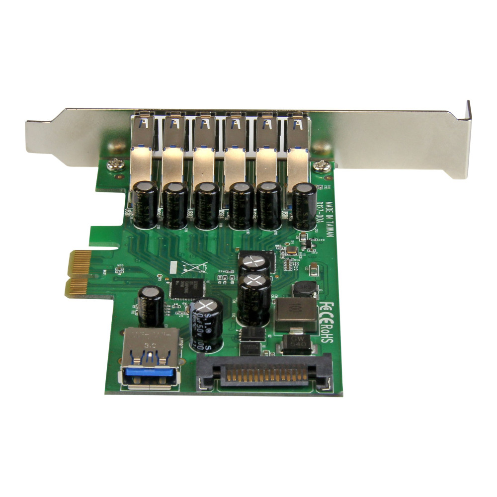 StarTech PEXUSB3S7 7 PORT PCIe USB 3.0 CARD, SATA POWER REQUIRED, UASP, 2YR - Image 6