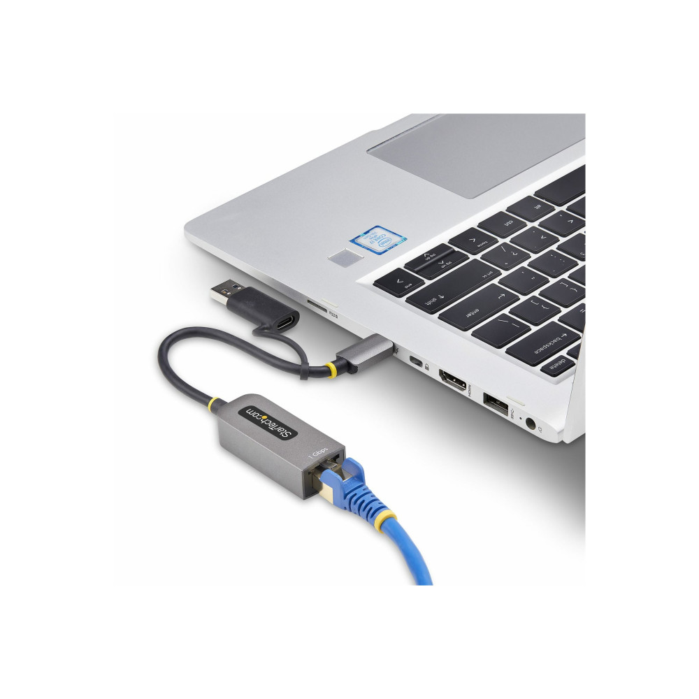 StarTech C21GA-USB-ETHERNET USB-C TO ETHERNET ADAPTER W/USB-A ADAPTER, REALTEK RTL8153B, 2 YR - Image 2