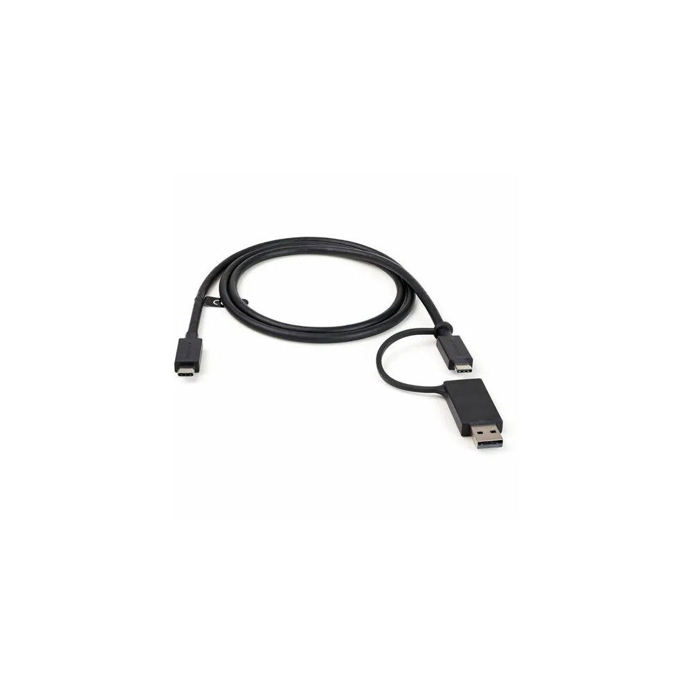 StarTech USBCCADP 3ft/1m USB-C Cable with USB-A Adapter Dongle, USB-C to C (10Gbps/PD), USB-A to C (5Gbps), 2-in-1 USB C Cable for Hybrid Dock - Cable for Notebook, Docking Station, MacBook, Mobile Device, MacBook Pro, Wall Charger, ... - First  - Image 8