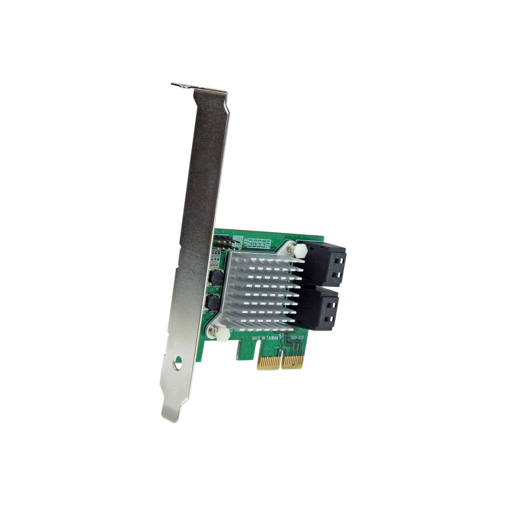 StarTech PEXSAT34RH 4 PORT PCIe X 2 SATA CONTROLLER CARD, HYPERDUO SSD TIERING, 2YR - Image 1