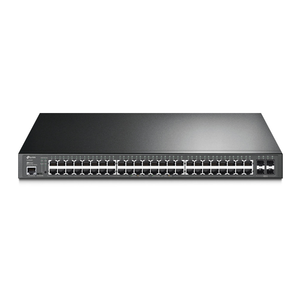TP-LINK SG3452P OMADA 52-PORT MANAGED GIGABIT L2+ RACK SWITCH, POE+(48), SFP(4), 384W, 5YR - Image 1