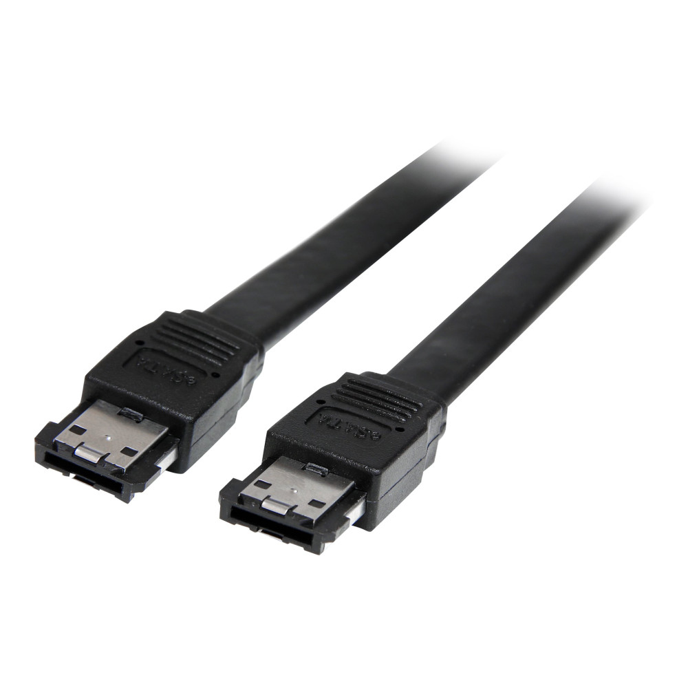 StarTech ESATA3 3 FT SHIELDED EXTERNAL ESATA CABLE M/M - Image 1