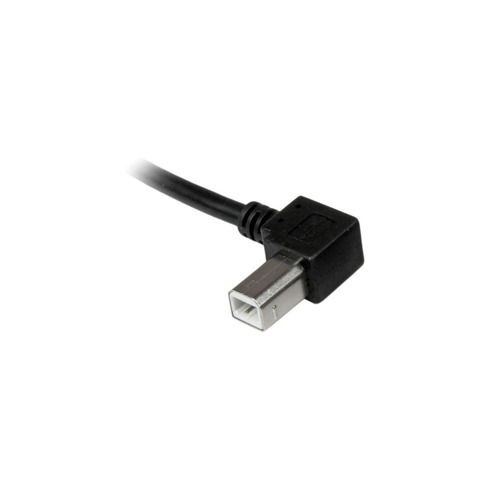 StarTech USBAB1ML 1M USB2.0 A TO MICRO USB2.0 B CABLE, M/M, LEFT ANGLE, LTW - Image 4