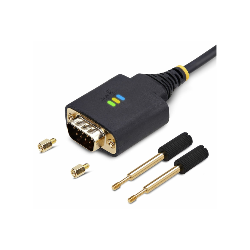 StarTech 1P1FFC-USB-SERIAL 1FT (30CM) USB TO SERIAL ADAPTER CABLE, COM RETENTION, RS232, 2 YR - Image 4