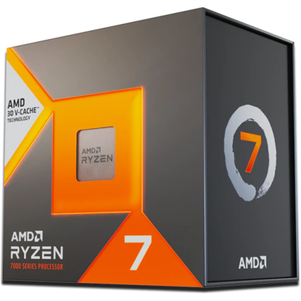 AMD 100-100000910WOF Ryzen 7 7800X 3D, 8 Cores/16 Threads without cooler (AM5) (Ryzen7000) (CPU) - Image 1