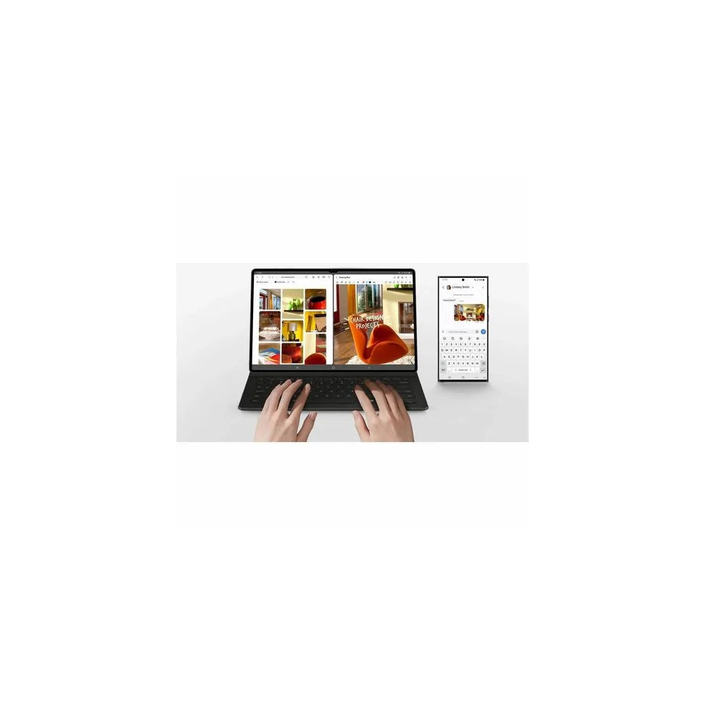 Samsung EF-DX720UBEGWW Keyboard/Cover Case (Book Fold) Galaxy Tab S9, Galaxy Tab S9 FE Tablet - Black - 168.9 mm Height x 255.5 mm Width x 14 mm Depth